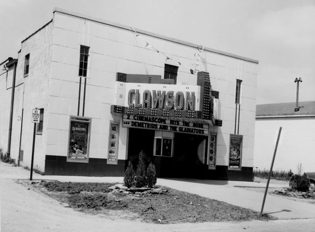 Clawson Theatre - OLD PHOTO